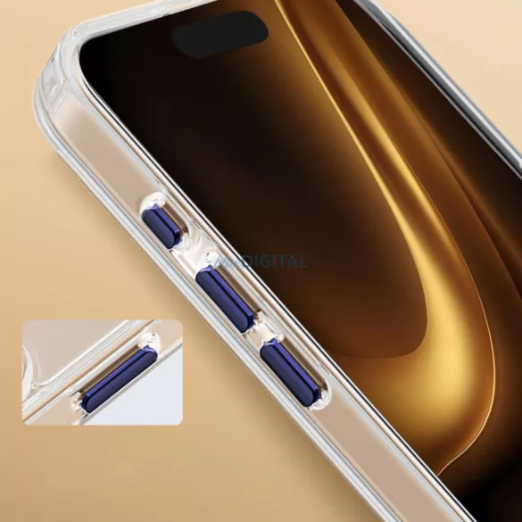 Clear Thin MagSafe-kompatibilis tok iPhone Air - kék