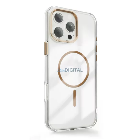 Clear Thin MagSafe-kompatibilis tok iPhone Air - arany színű