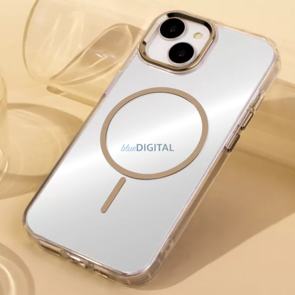Clear Thin MagSafe-kompatibilis tok iPhone Air - arany színű
