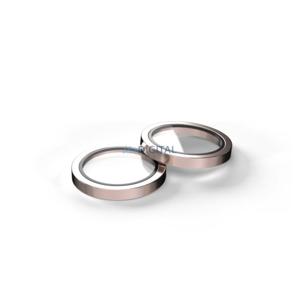 Etteri kamera lencse védő edzett üveg rózsaszín szegéllyel iPhone 13/13 mini