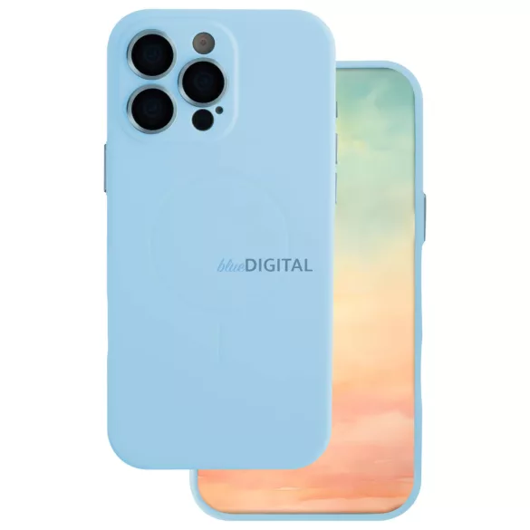 Ultra Trendy Vivid Thin MagSafe-kompatibilis tok iPhone 12 - kék