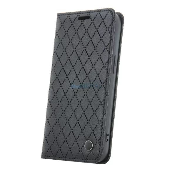 Smart Caro könyvtok iPhone Air - fekete