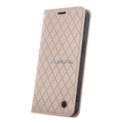 Smart Caro könyvtok iPhone 17 Pro Max - bézs