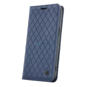 Smart Caro könyvtok iPhone Air - tengerészkék