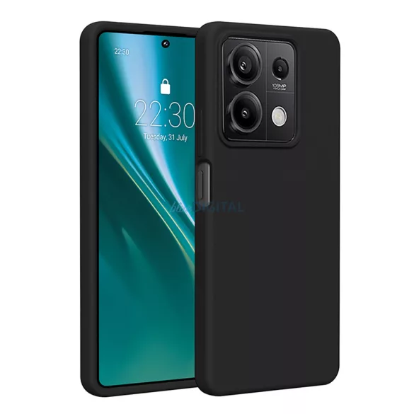 Etteri Silicone tok Xiaomi Redmi 15C 5G - fekete