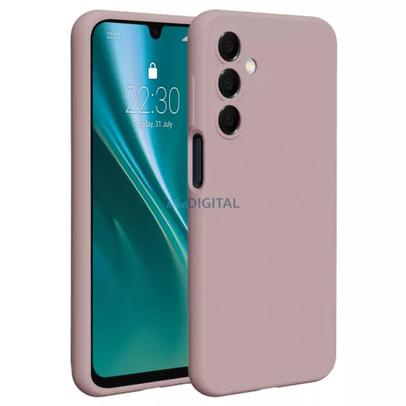 Etteri Silicone tok Samsung Galaxy A17 4G/5G - halvány rózsaszín