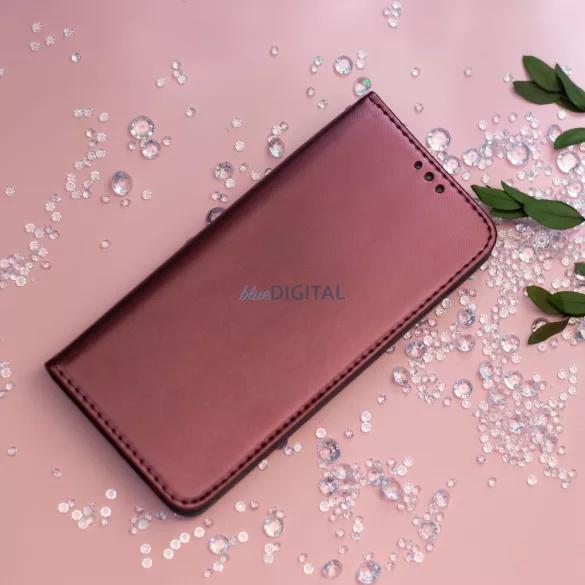 Smart Magnetic könyvtok Samsung Galaxy A17 4G/5G - bordó