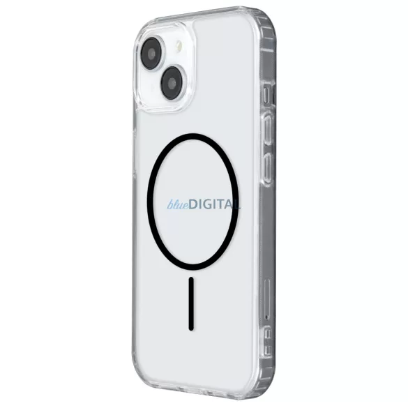 Anti Shock Thin MagSafe-kompatibilis tok iPhone Air - fekete-átlátszó