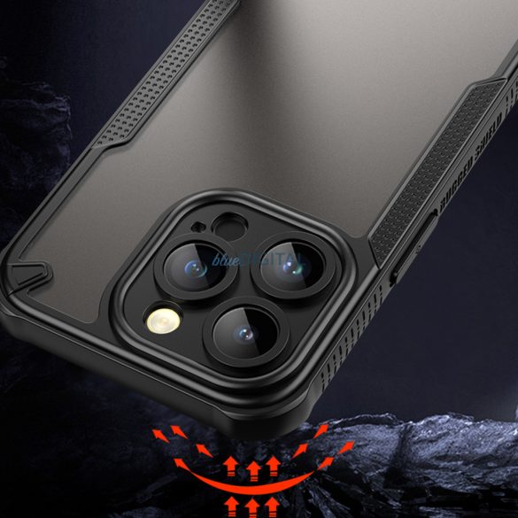 Defender Matt tok iPhone 17 - fekete