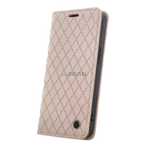 Smart Caro könyvtok Samsung Galaxy A17 4G/5G - bézs