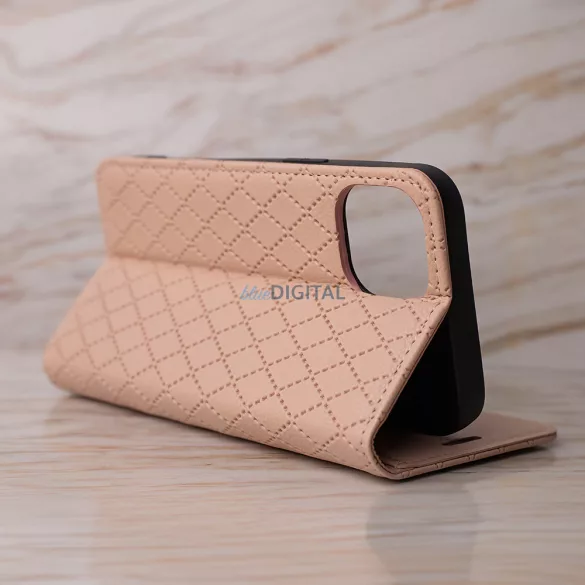 Smart Caro könyvtok Samsung Galaxy A17 4G/5G - bézs