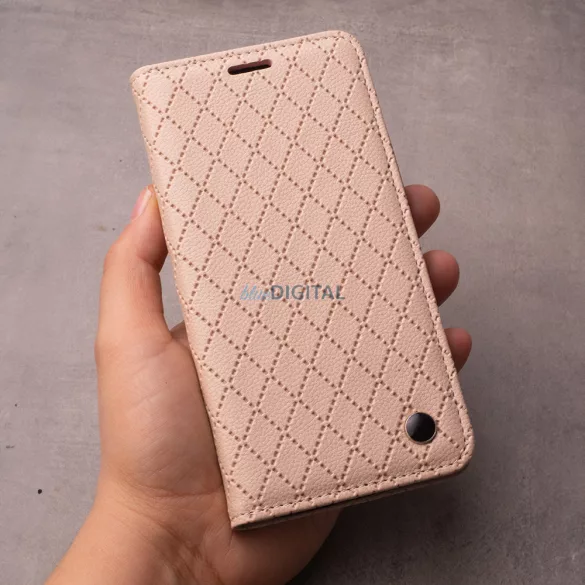 Smart Caro könyvtok Samsung Galaxy A17 4G/5G - bézs