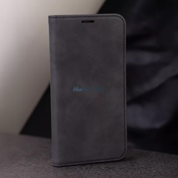 Smart Suede könyvtok Samsung Galaxy A17 4G/5G - fekete