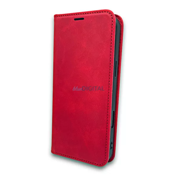 Smart Suede könyvtok Samsung Galaxy A17 4G/5G - piros