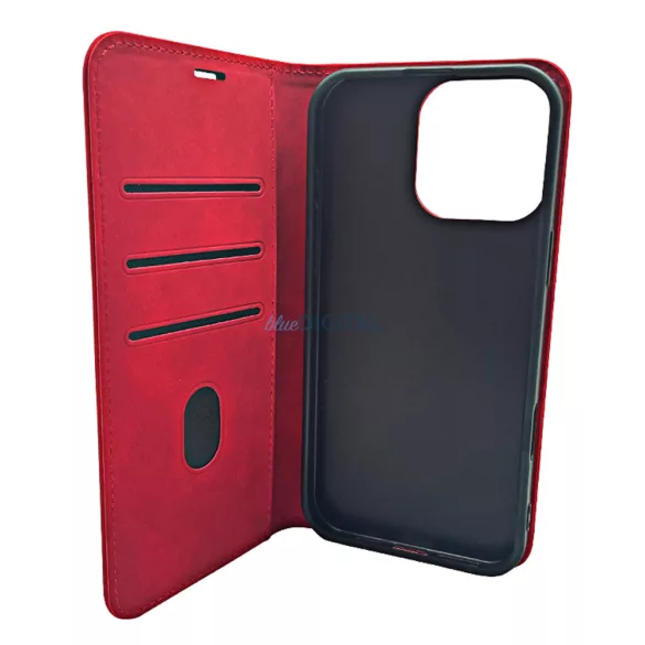 Smart Suede könyvtok Samsung Galaxy A17 4G/5G - piros