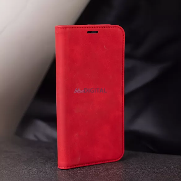 Smart Suede könyvtok Samsung Galaxy A17 4G/5G - piros