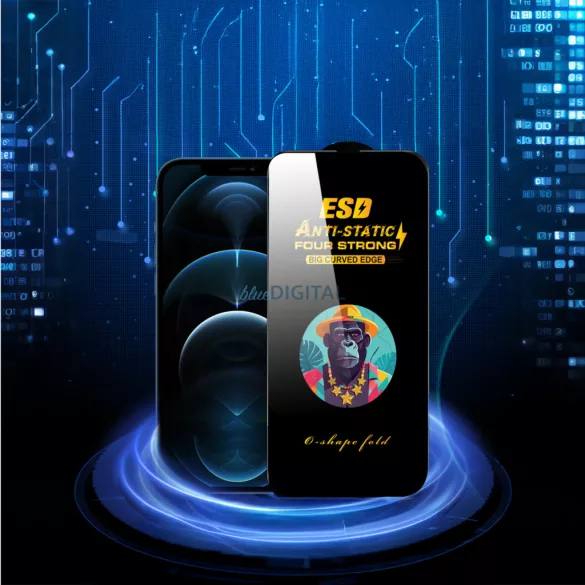 Univerzális edzett üveg 9D OneFit AI-65 6,8"