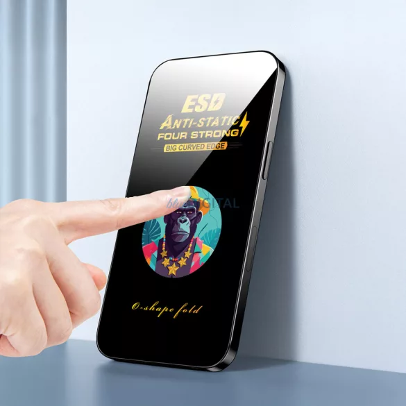 Univerzális edzett üveg 9D OneFit AI-42 6,41"