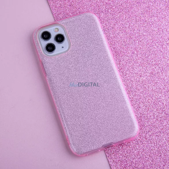 Glitter 3in1 tok Samsung Galaxy A17 4G/5G - rózsaszín