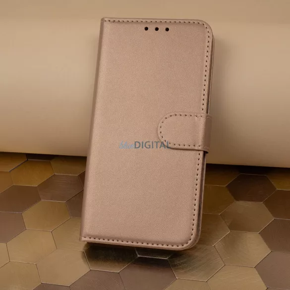 Smart Classic könyvtok Samsung Galaxy S25 FE - arany színű
