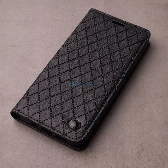 Smart Caro könyvtok Samsung Galaxy S25 FE - fekete
