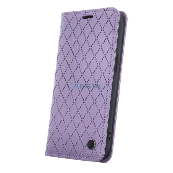 Smart Caro könyvtok Samsung Galaxy S25 FE - lila