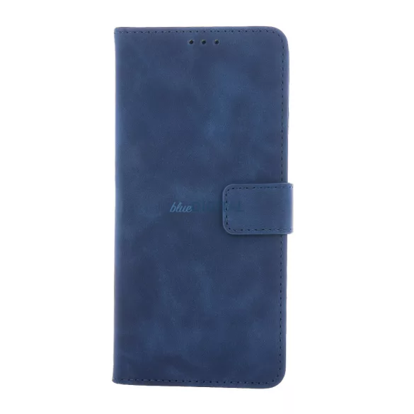 Smart Velvet könyvtok Samsung Galaxy A17 4G/5G - tengerészkék