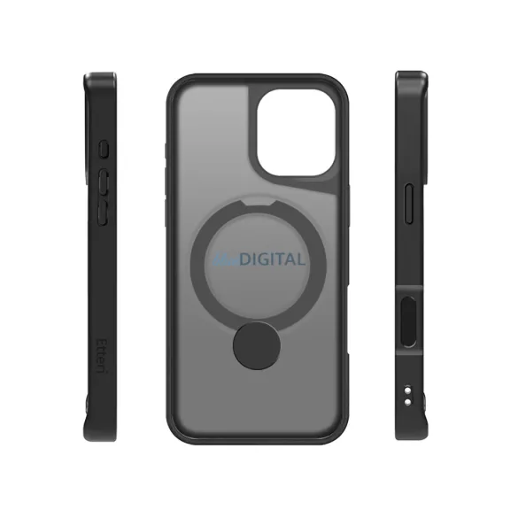 Etteri Matt Ring MagSafe-kompatibilis tok iPhone Air - fekete