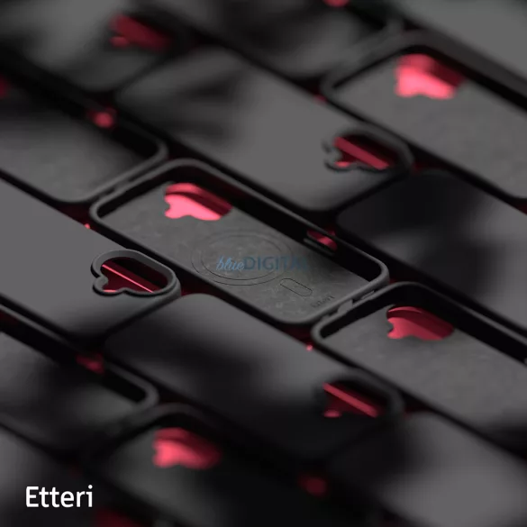 Etteri Silicone MagSafe-kompatibilis tok iPhone Air - fekete