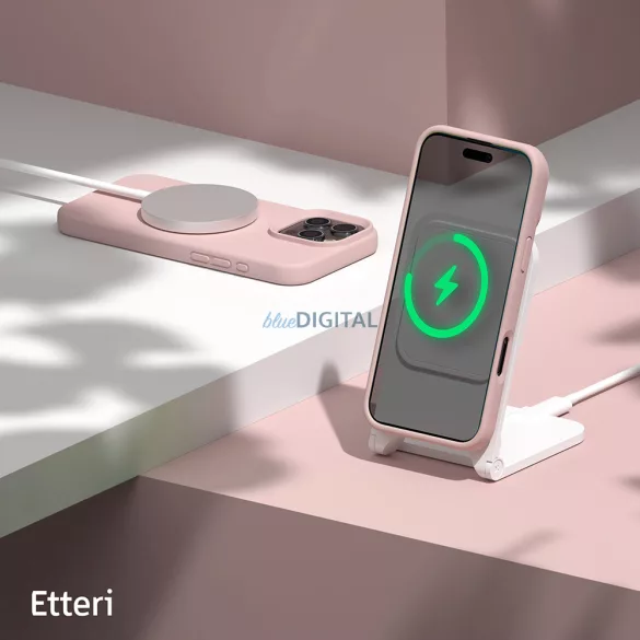 Etteri Silicone MagSafe-kompatibilis tok iPhone Air - halvány rózsaszín