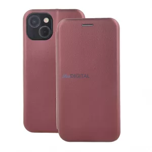 Smart Diva könyvtok Xiaomi Redmi 15 5G - bordó