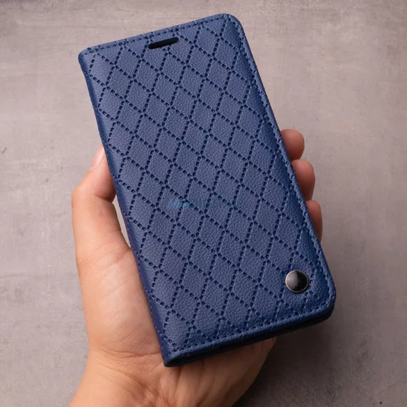 Smart Caro könyvtok Xiaomi Redmi 15 5G - tengerészkék