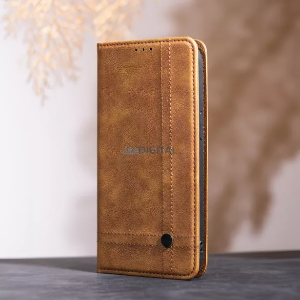 Smart Seam könyvtok Xiaomi Redmi 15 5G - barna