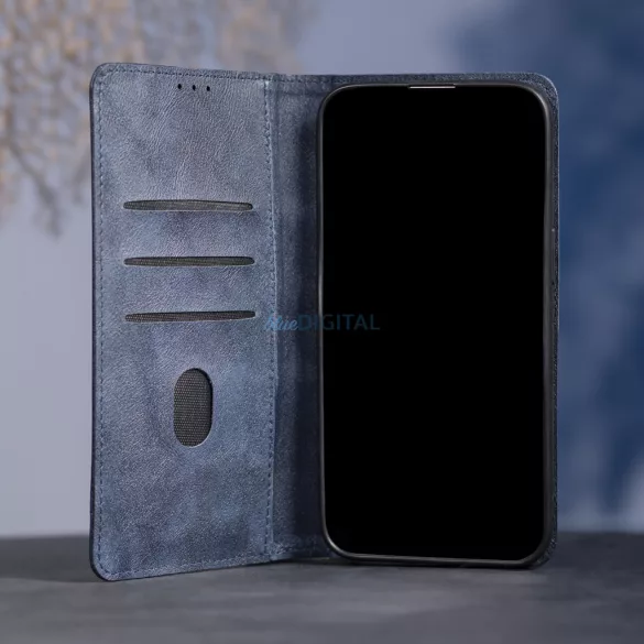 Smart Seam könyvtok Xiaomi Redmi 15 5G - tengerészkék