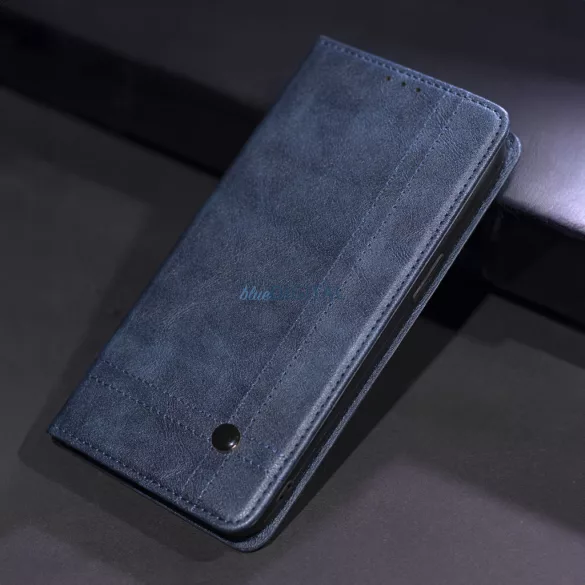 Smart Seam könyvtok Xiaomi Redmi 15 5G - tengerészkék