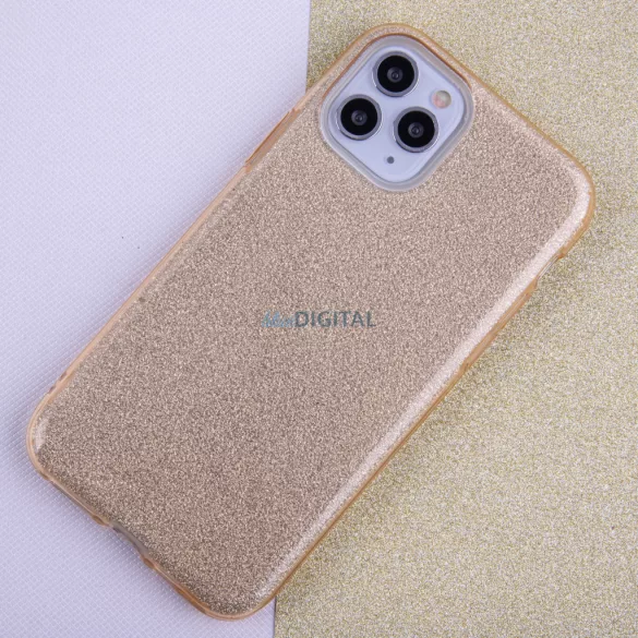 Glitter 3in1 tok Samsung Galaxy A17 4G/5G - arany színű