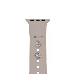 Pin Charms készlet szíj zegarka cica ezüst