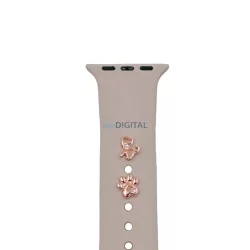 Pin Charms készlet szíj zegarka cica rózsaarany