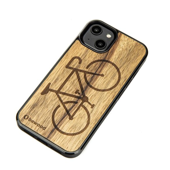 Bewood Bike Limba tok iPhone 15 - barna