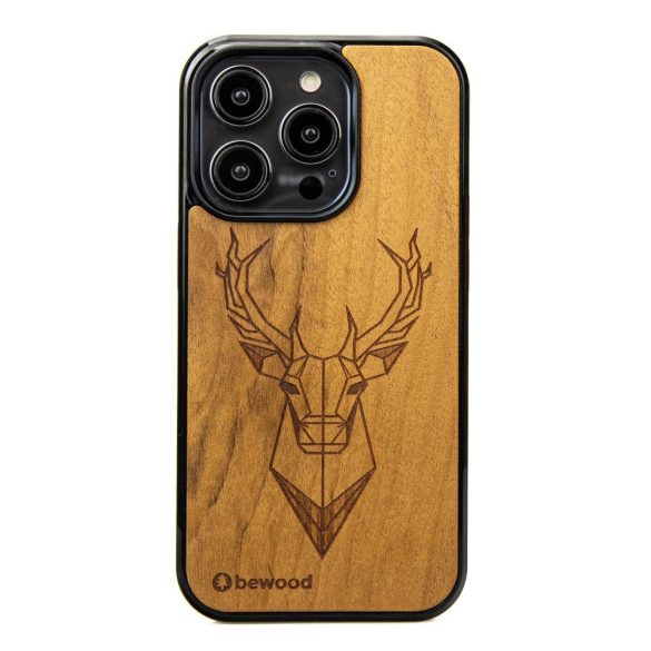 Bewood Deer Imbuia tok iPhone 15 Pro - barna