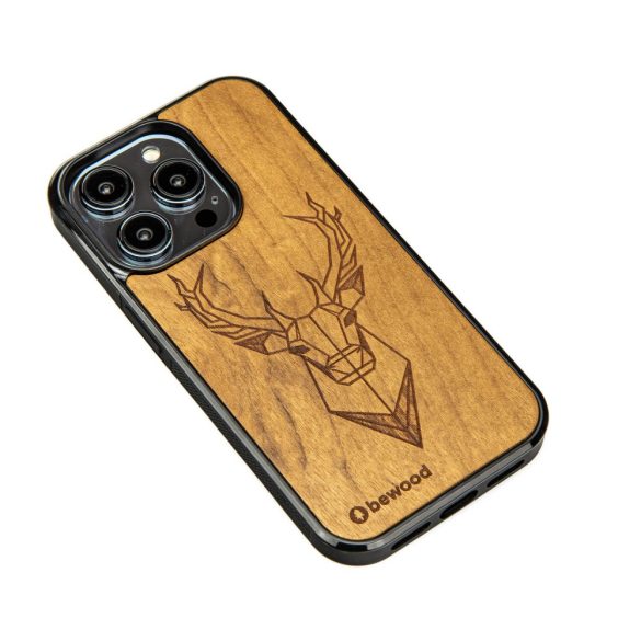 Bewood Deer Imbuia tok iPhone 15 Pro - barna