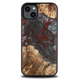 Bewood Planets Pluto tok iPhone 15 Plus - barna-szürke