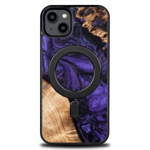 Bewood Violet MagSafe-kompatibilis tok iPhone 15 Plus - barna-lila