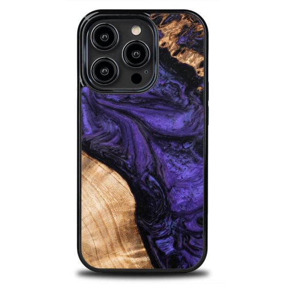 Bewood Violet tok iPhone 15 Pro - barna-lila