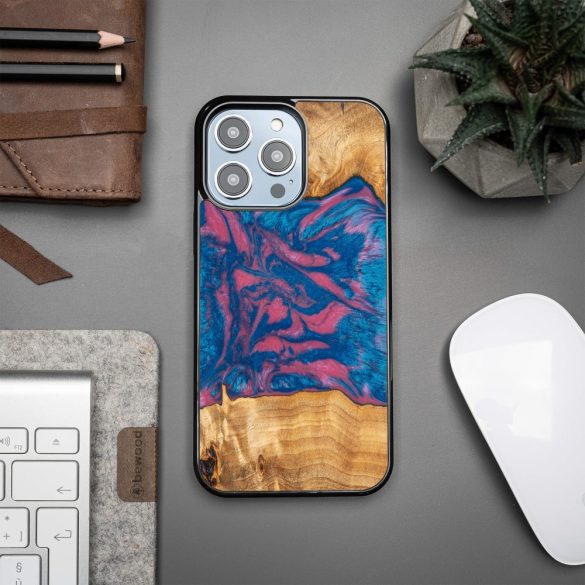 Bewood Neons Vegas tok iPhone 15 Pro Max - barna-kék