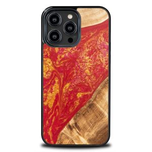 Bewood Neons Paris tok iPhone 15 Pro Max - barna-piros