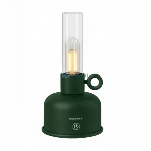 Forever Light Lámpa naftowa LED Vintage FLR-04 üvegzöld