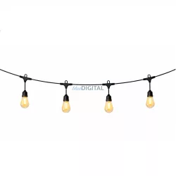   Forever Light Fényfüzér LED 230V FLM-200 7.2m 10 izzó filament E27 S14