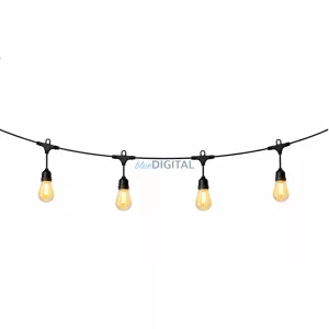 Forever Light Fényfüzér LED 230V FLM-200 7.2m 10 izzó filament E27 S14