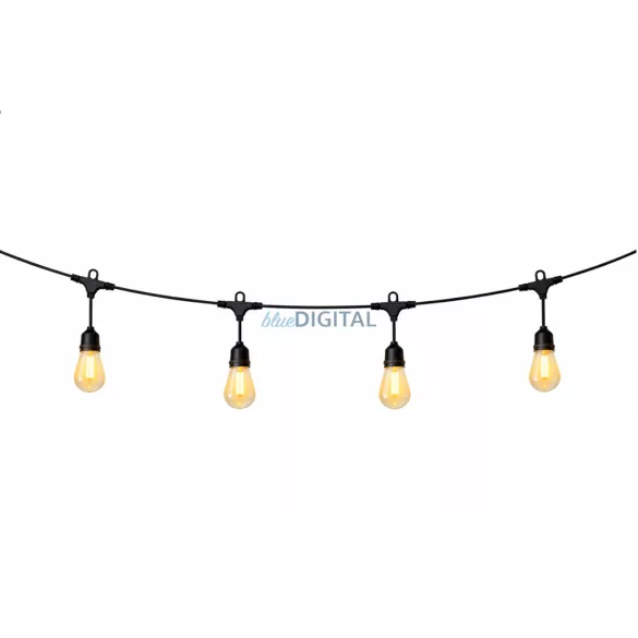 Forever Light Fényfüzér LED 230V FLM-200 7.2m 10 izzó filament E27 S14